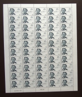 FRANCE 1996 FEUILLE COMPLETE DE 50 TIMBRES 20ème Anniversaire De La Mort D´ANDRE MALRAUX 3038** ; - Ganze Bögen