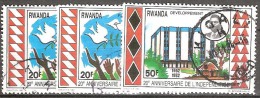 RWANDA   # STAMPS FROM YEAR 1982 "STANLEY GIBBONS 1106 + 1108 " - Oblitérés