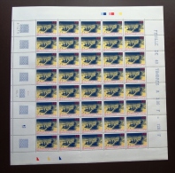 FRANCE 1996 FEUILLE COMPLETE DE 40 TIMBRES BIBILIOTHEQUE NATIONALE DE FRANCE 3041 ** ; - Feuilles Complètes