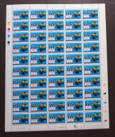 FRANCE 1996 FEUILLE COMPLETE DE 50 TIMBRES 50ème FESTIVAL INTERNATIONAL DU FILM CANNES 3040 ** ; - Volledige Vellen