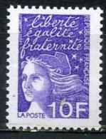 FRANCE  3099** 10f00 Violet  Marianne De Luquet - 1997-2004 Marianna Del 14 Luglio