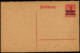 Occupation Allemande 1914-1918 - Carte Postale / Postkaart - 3 - NEUF/NIEUW - Occupazione Tedesca