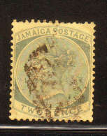 Jamaica 1883-90 Queen Victoria 2p Used - Jamaica (...-1961)