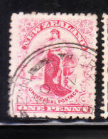 New Zealand 1901 Universal Penny Postage Commerce 1p Used - Gebruikt