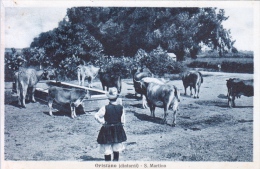 ORISTANO(dintorni)-SAN MARTINO-VIAGGIATA X BORGHETTO S.SP 1927 -ORIGINALE D´EPOCA 100% - Oristano