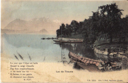 - Suisse - Lac De THOUNE - Le Jour Que  L'Alpe Est Belle - - Thoune / Thun