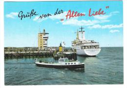 Deutschland - Cuxhaven - An Der Alten Liebe - Schiff " Wappen Von Hamburg " - Ship - Dampfer - Cuxhaven