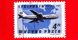 UNGHERIA - MAGYAR - 1977 - Compagnie Aeree E Mappe - Aerei - Boeing 747 - Pan Am - 4 P.a. - Used Stamps