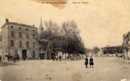 En Temps De Guerre 1914 - 1918 - Valence D'Agen  -  Allée De L'église  - Animation  -   S Y P - Courrier Poilu - Valence