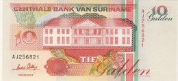 BILLET # SURINAM # 10 GULDENS  # 1996  # PICK137 # NEUF # - Surinam