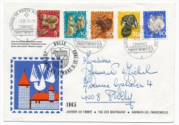 SUISSE - 9 Enveloppes JOURNEE DU TIMBRE - BULLE - 1965 Dont Messagers (variantes) Et Cachets Poste Automobile - Lettres & Documents