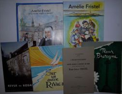 Amélie Fristel Six Ouvrages Différents Dontdeux Rares (voir Description Détaillée) (Saint Malo, Paramé) - Wholesale, Bulk Lots