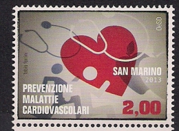 2013 San Marino  Mi. 2554 **MNH    Welt-Herzmonat - Nuovi