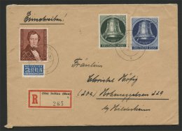 GERMANY, BERLIN STAMPS ON R-COVER, LORTZING BELLS, EURO 200 - Lettres & Documents