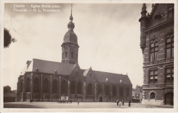 Temsche. -  O.L.Vrouwkerk;  FOTOKAART  1934 Naar  Cruybeke - Temse