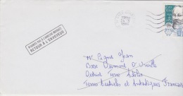 PLIS  ANTARCTIQUE     DUMONT D'URVILLE (DEPART CAEN LE 24-3-1986 ARRIVEE DUMONT D'URVILLE  LE 14-1-1987(PUIS RETOUR ENVO - Lettres & Documents