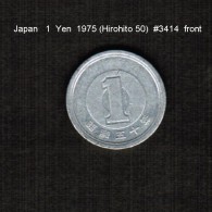 JAPAN    1  YEN   1975  (HIROHITO 50---SHOWA PERIOD)  (Y # 74) - Giappone