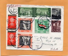 Egypt Old Cover Mailed To USA - Briefe U. Dokumente