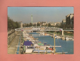 * CPM..( Dépt 75 )..PARIS  :  Port De Plaisance Paris Arsenal - Scan D   :   Voir Les 2 Scans - Arrondissement: 04