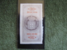 Portugal-Old Fiscal Revenue Stamp,Timbre,Sello-Impost O Do Sello 30 Reis * - Unused Stamps