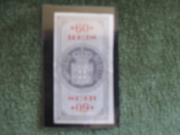 Portugal-Old Fiscal Revenue Stamp,Timbre,Sello-Impost O Do Sello 60 Reis * - Ongebruikt