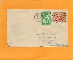 Gold Coast 1949 Cover Mailed To USA - Goudkust (...-1957)