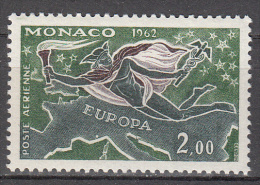 Monaco   Scott No. C61   Unused Hinged    Year  1962 - Autres & Non Classés