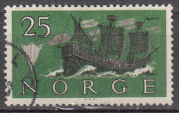 Norway   Scott No  383   Used    Year   1960 - Neufs