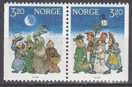 Norway   Scott No 999-1000   Mnh  Year   1991 - Neufs