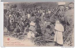 ETHIOPIE-écrite-dos Simple-HARAR-le Marché Indigène - Ethiopie