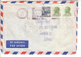 GOOD YUGOSLAVIA Postal Cover To ESTONIA 1981 - Good Stamped: City Views , Tito - Lettres & Documents