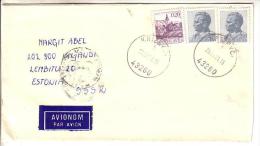 GOOD YUGOSLAVIA Postal Cover To ESTONIA 1981 - Good Stamped: City Views ; Tito - Storia Postale