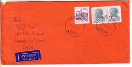 GOOD YUGOSLAVIA Postal Cover To ESTONIA 1981 - Good Stamped: City Views ; Tito - Lettres & Documents