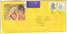 GOOD YUGOSLAVIA Postal Cover To ESTONIA 1984 - Good Stamped: City Views ; Tito - Covers & Documents