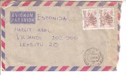 GOOD YUGOSLAVIA Postal Cover To ESTONIA 1983 - Good Stamped: Sutjeska - Lettres & Documents