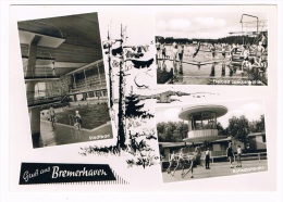 D4148   BREMERHAVEN : Multiview   Schwimmbad ( Swimmingpool - Piscine) - Bremerhaven