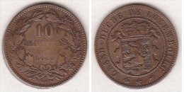 10 CENTIMES 1855 - Luxemburgo