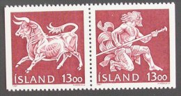 ISLAND Islanda MYTH Nordic MYTHOLOGY Legend GENIUS OF THE ARMS Coat Of Arm Mnh ** - Mythology