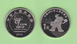 CHINA  1 Yuan  2.010 2010  Shanghai  Expo  SC/UNC      DL-9733 - Cina