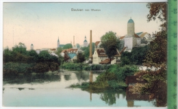 Bautzen Von Westen, Verlag: Reinicke & Rubin, Magdeburg 1907,  Postkarte Mit Frankatur  Und Stempel, BAUTZEN  16.9.1907 - Bautzen