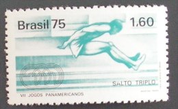 BRASIL BRAZIL BRASILE 1975 Triplo Salto Jumping Sport Sports 75jogos Panamericanos  Mnh ** - Gebraucht