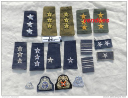 LOT EPAULETTES + INSIGNES IRAK - GUERRE DU GOLFE 1991 - Divise