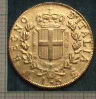 M_p> CURIOSITA' Gettone / Riproduzione Vittorio Emanuele II 5 Lire 1861 Milano - Dimensioni Ridotte E Magnetico - Otros & Sin Clasificación