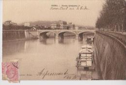 ITALIE ROMA PONTE UMBERTO 1ER BATEAUX BELLE CARTE RARE !!! - Ponts