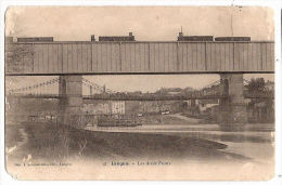 CPA Langon Les Deux Ponts 33 Gironde - Langon