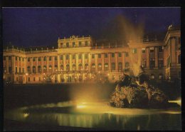 CPM Neuve Autriche WIEN VIENNE Le Château De Schoenbrunn Illuminé - Wien Mitte