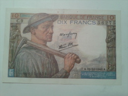 10 FRANCS (MINEUR) - 10 F 1941-1949 ''Mineur''