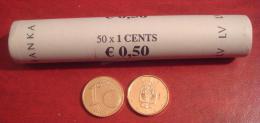 Latvia / Lettonia / Lettland   2014 EURO COIN  50 X 1 Euro Cents Bank Roll - UNC - Latvia