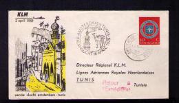 NEDERLAND Covers 1959 Animals Animaux Fauna Faune Horlogerie  Watches Relog Towers Monuments KLM TUNIS Camel Gc1590 - Horlogerie