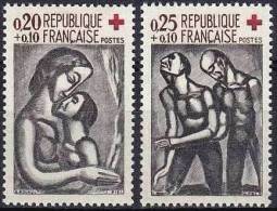 FRANCE Yvert 1323/24* Avec Charniere (hinged) Croix Rouge 1961 - Ungebraucht